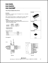 Click here to download HA13403 Datasheet