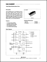 Click here to download HA13406W Datasheet