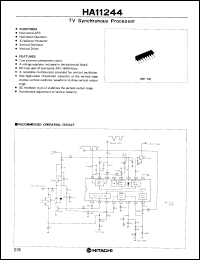 Click here to download HA11244 Datasheet