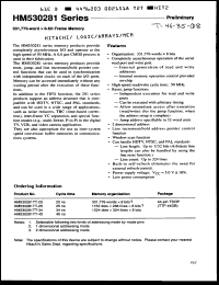 Click here to download HM530281TT-45 Datasheet