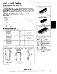 Click here to download HM514258AP-8 Datasheet