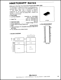 Click here to download HN27C64FP-20 Datasheet