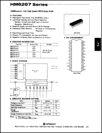 Click here to download HM6267LP-55 Datasheet