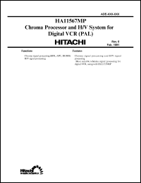 Click here to download HA11567MP Datasheet