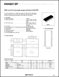 Click here to download HN48016P Datasheet
