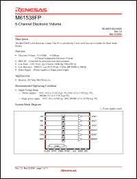 Click here to download M61538FP Datasheet