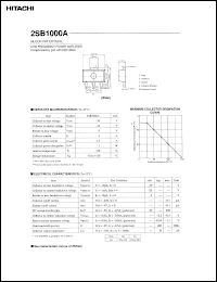 Click here to download 2SB1000A Datasheet
