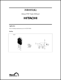 Click here to download 2SB1032 Datasheet