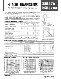 Click here to download 2SB370A Datasheet