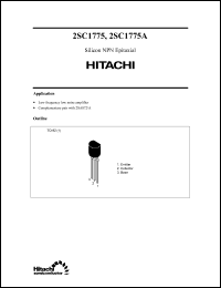Click here to download 2SC1775A Datasheet