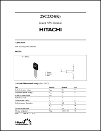 Click here to download 2SC2324K Datasheet