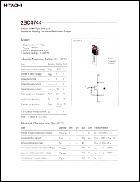 Click here to download 2SC4744 Datasheet