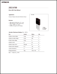 Click here to download 2SC4789 Datasheet