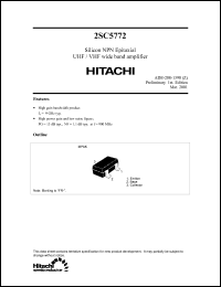 Click here to download 2SC5772 Datasheet