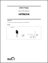 Click here to download 2SD1376 Datasheet