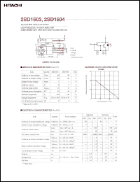 Click here to download 2SD1603 Datasheet