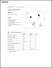 Click here to download 2SJ245L Datasheet