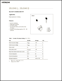 Click here to download 2SJ246L Datasheet