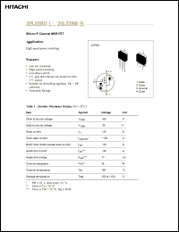 Click here to download 2SJ280L Datasheet