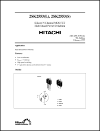 Click here to download 2SK2553L Datasheet