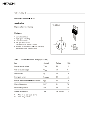 Click here to download 2SK971 Datasheet