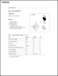 Click here to download 2SK972 Datasheet