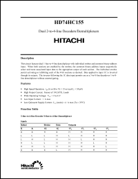 Click here to download 74HC155 Datasheet