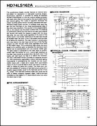 Click here to download 74LS162 Datasheet