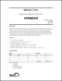 Click here to download 74LV175 Datasheet