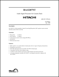 Click here to download HA12207 Datasheet