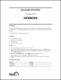 Click here to download HA16103 Datasheet