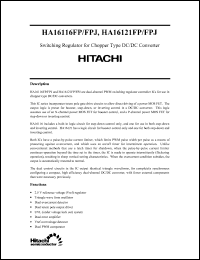 Click here to download HA16121FPJ Datasheet