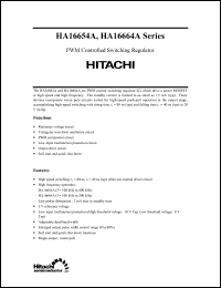 Click here to download HA16654A Datasheet