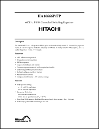 Click here to download HA16666 Datasheet