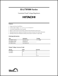 Click here to download HA178M00 Datasheet