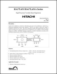 Click here to download HA17L431 Datasheet