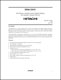 Click here to download HD61203UTE Datasheet