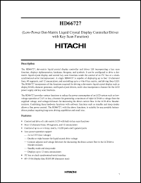 Click here to download HD66727 Datasheet