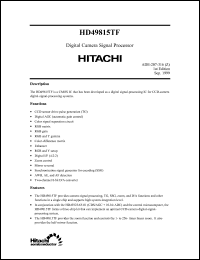 Click here to download HD49815 Datasheet