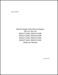 Click here to download HD6435368SCP Datasheet