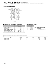 Click here to download 74LS367 Datasheet