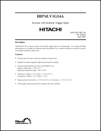 Click here to download HD74LV1G14 Datasheet