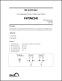Click here to download HL6325 Datasheet