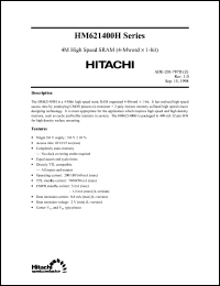 Click here to download HM621400H Datasheet