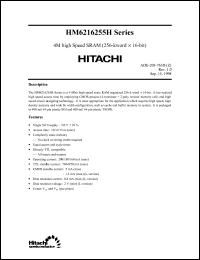 Click here to download HM6216255H Datasheet