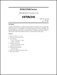 Click here to download HM62256B Datasheet