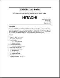 Click here to download HM628512ALPI Datasheet