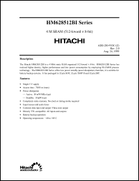 Click here to download HM628512BI Datasheet