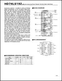 Click here to download 74LS192 Datasheet