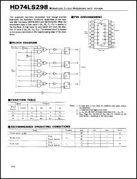 Click here to download 74LS298 Datasheet